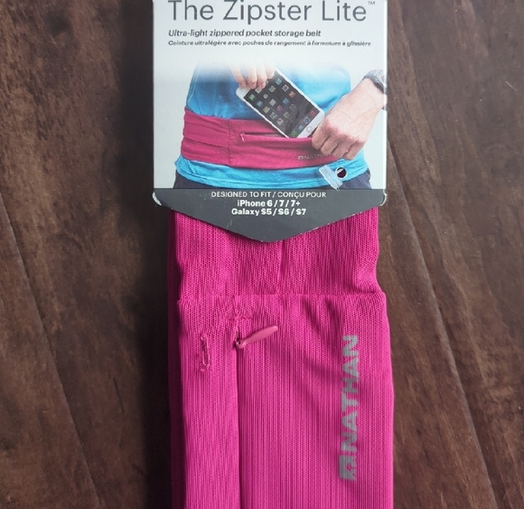 Nathan Running Pink Zipster Lite Waist Pack - Picture 2 of 6